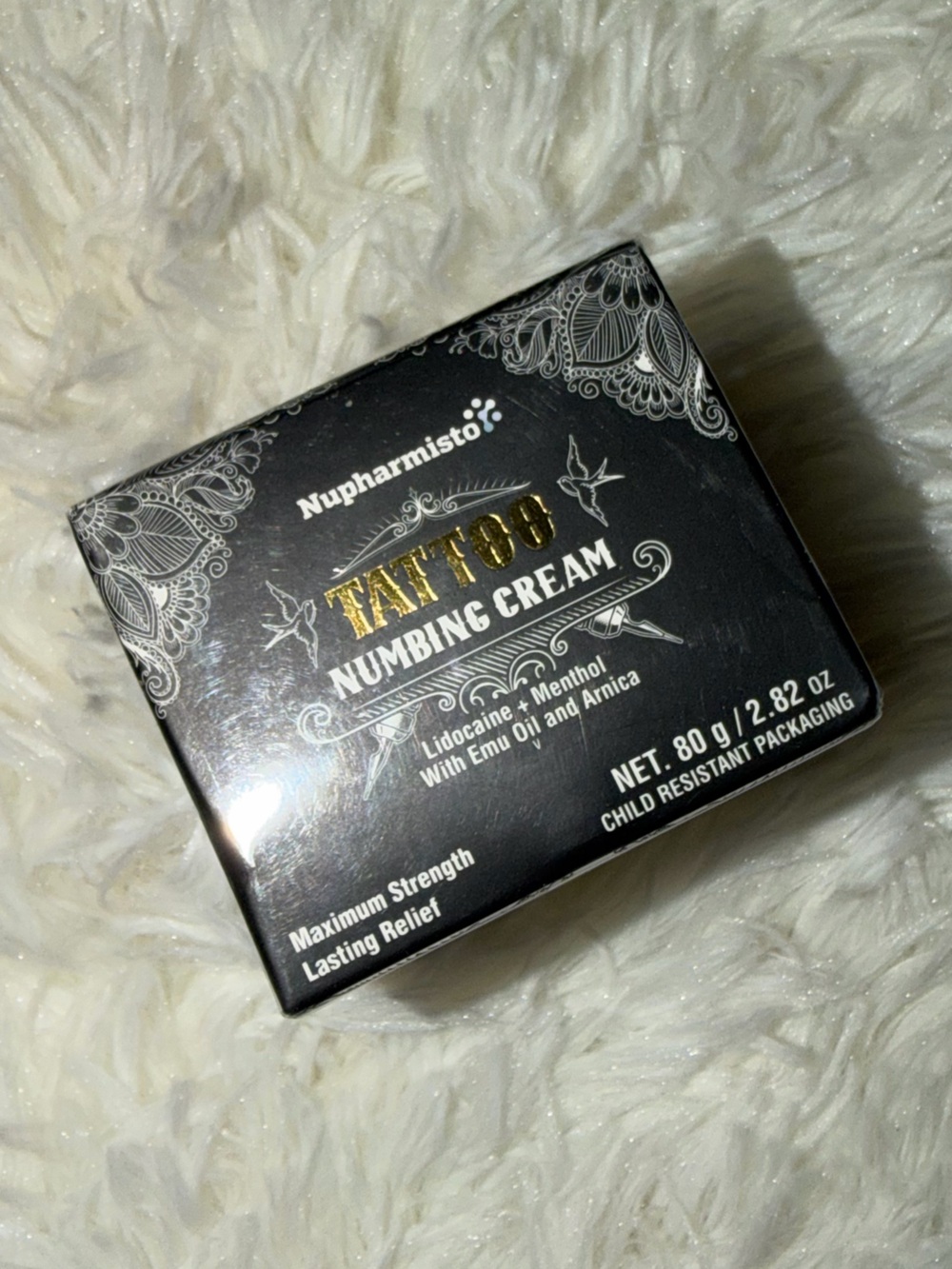 NWB Nupharmisto Tattoo Numbing Cream 2.82oz